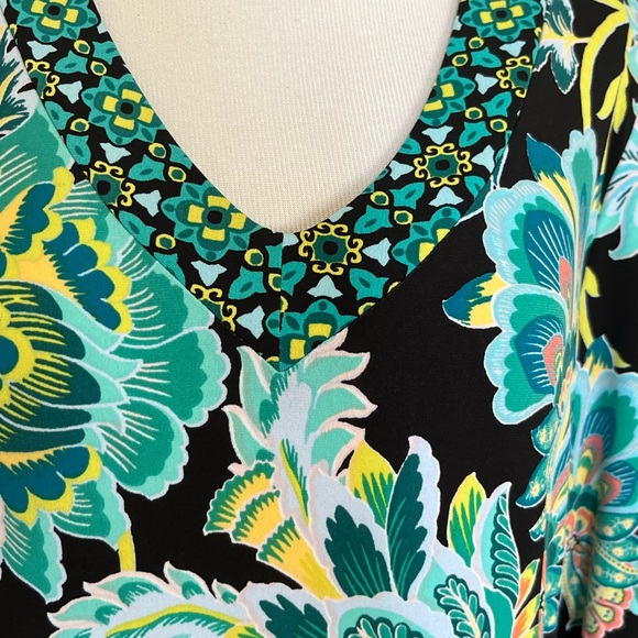 Passport by Susan Graver Floral Print Maxi Dress Size XS - Picture 3 of 11